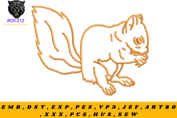 Download Squirrel – Digital Embroidery Design - Premium Resources