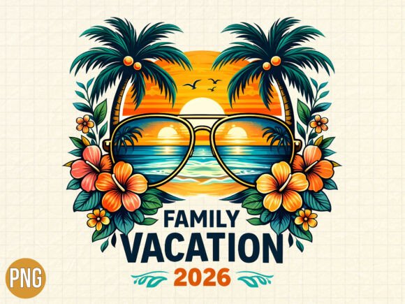 Download Family Vacation 2026 Tropical Beach PNG - Beach Collection