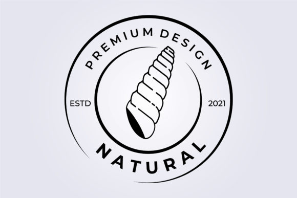 Download Seashell Logo Line Art Premium Shell - Logo Collection
