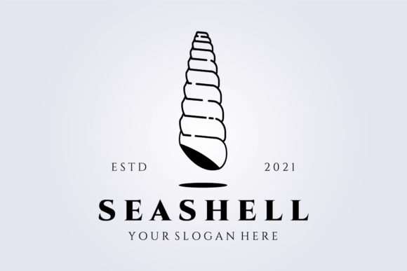 Download Seashell Logo Line Art Premium Shell - Logo Collection