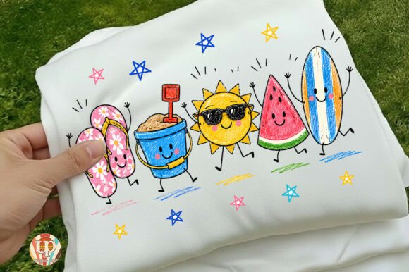 Download Funny Summer Doodle PNG Beach Vacation - Beach Collection