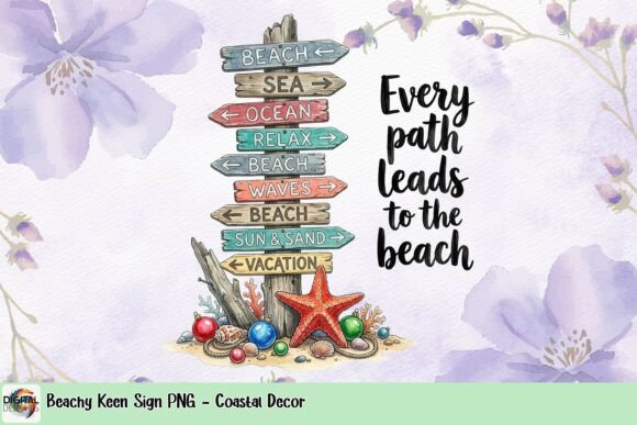 Download Beachy Keen Sign PNG - Coastal Decor - Beach Collection